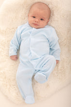 Load image into Gallery viewer, 2 Pack Terry Towelling Sleepsuit - Cool Blue