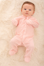 Load image into Gallery viewer, 2 Pack - Terry Towelling Sleepsuit - Peony Pink